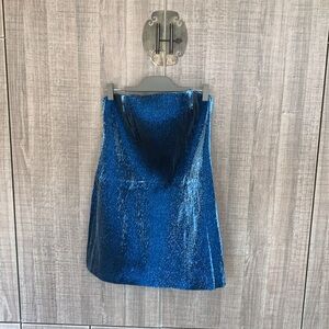 H&M Shimmery Bandeau Dress‎